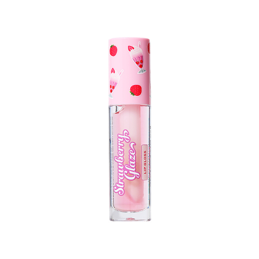 Изображение товара I HEART REVOLUTION Блеск для губ Strawberry Glaze Lip Gloss, The boys are waiting, 3 мл