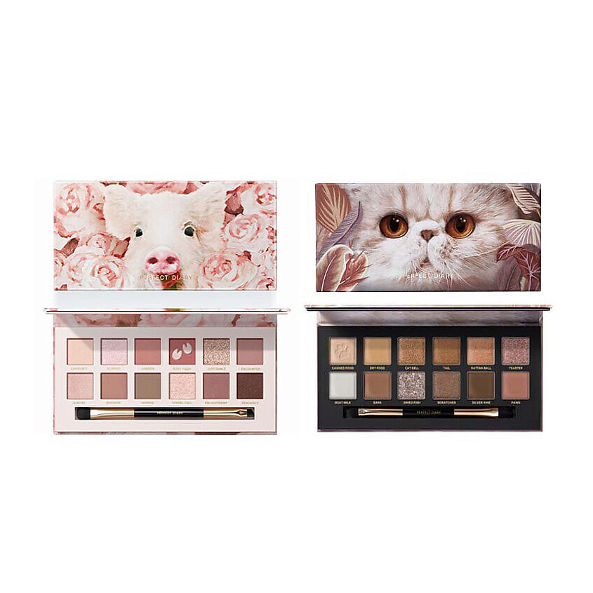 Изображение товара PERFECT DIARY Тени для век Piggy+Kitten, Мультиколор