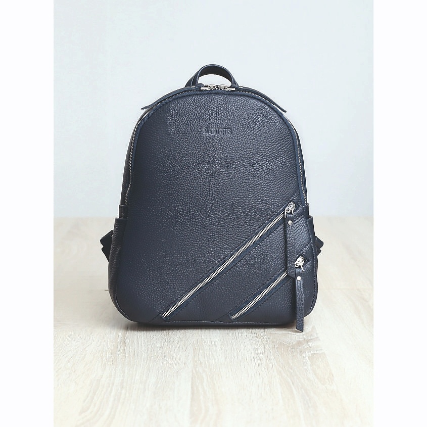 Изображение товара AKTORRIS Рюкзак женский/натуральная кожа/Сумка-рюкзак через плечо/трансформер, цвет: синий