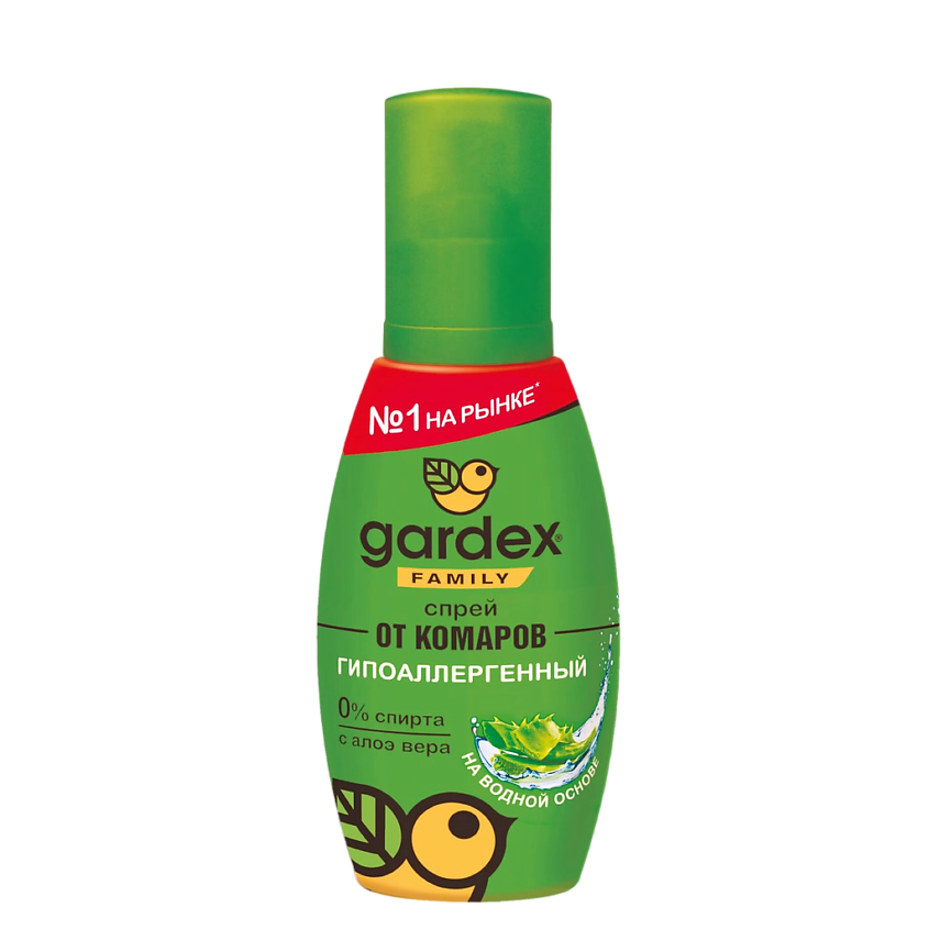 Изображение товара GARDEX Family Спрей от комаров c Алое Вера, 100 мл
