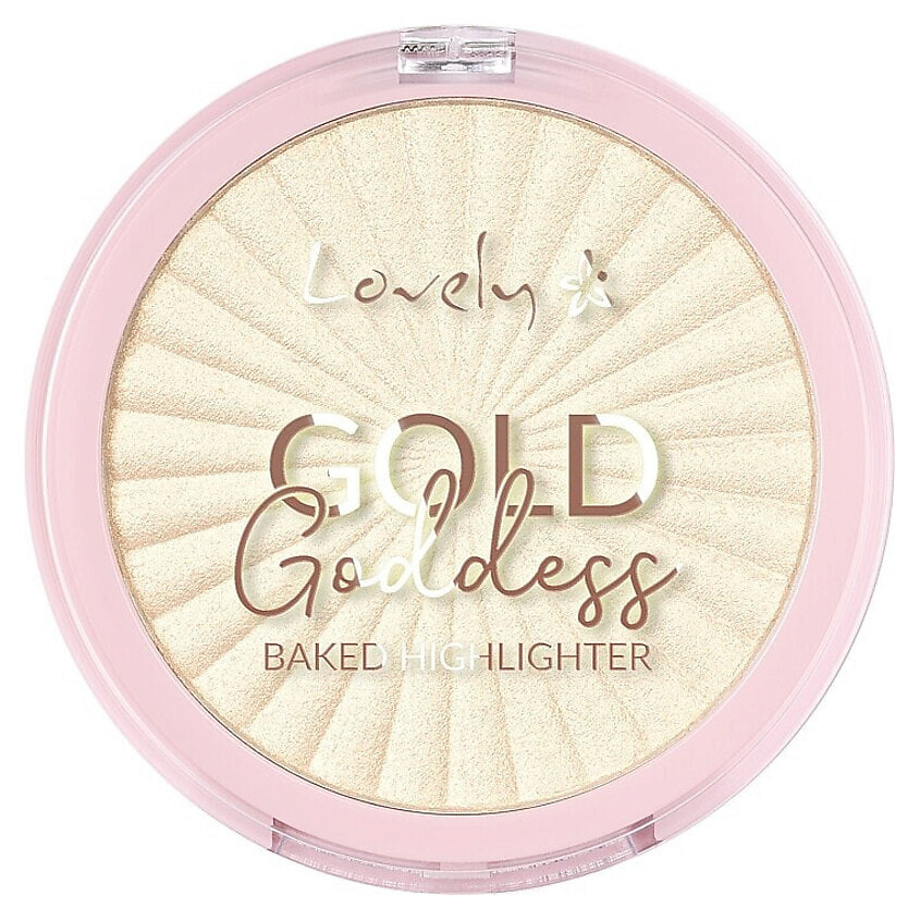 Изображение товара Любовли хайлайтер для лица Gold Goddes baked №02 яркое сияние для любого типа кожи