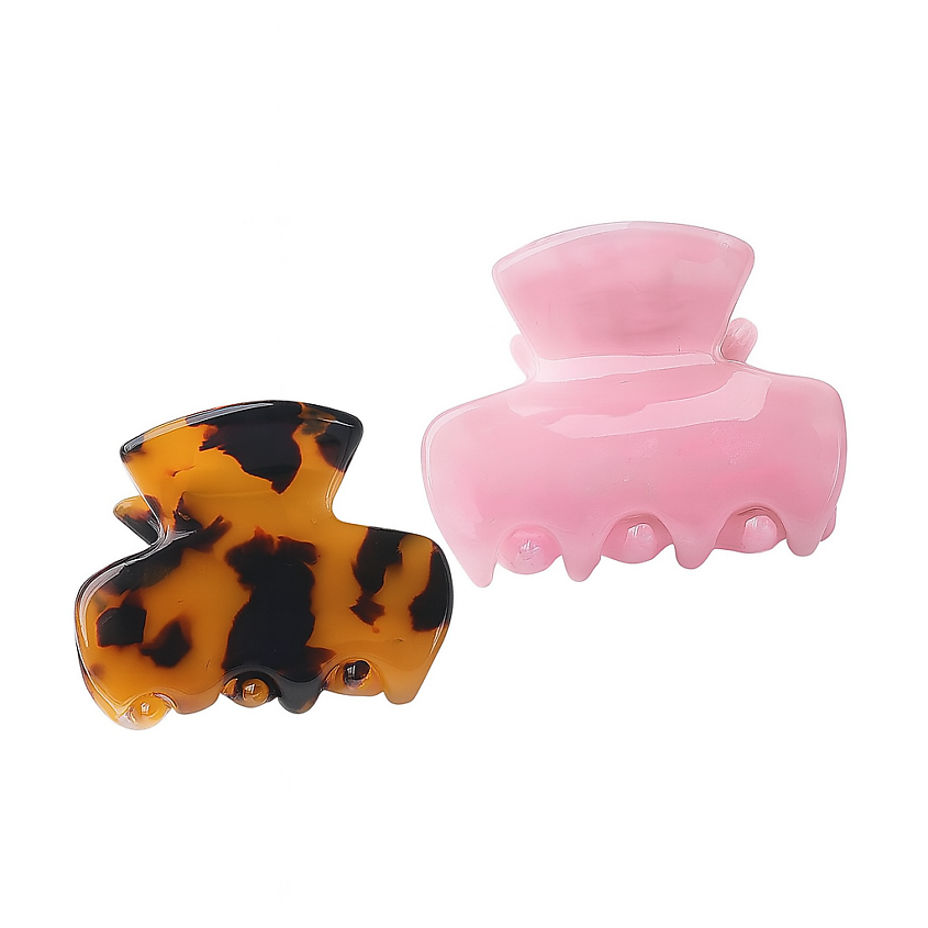 Изображение товара Мини крабики для волос WELLNESS ULTRACARE 2 шт компактные заколки для укладки