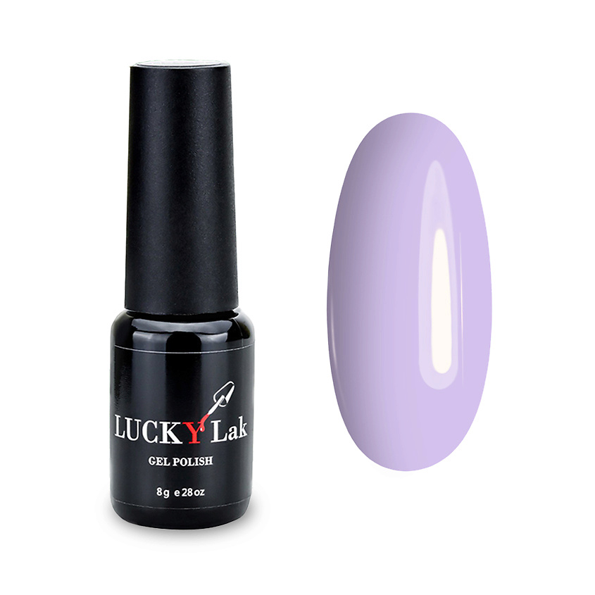 Изображение товара Гель лак для ногтей LuckyLak Firstloue №121 Сиреневый 150 оттенков с долгим держанием