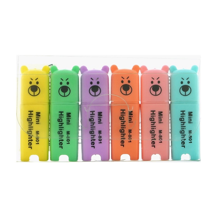 Изображение товара Набор маркеров FUN BEAR, 6 цветов для творчества