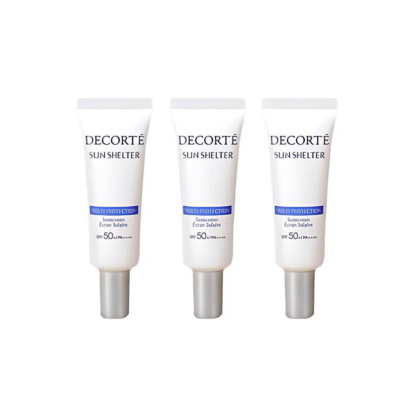 Изображение товара DECORTÉ Солнцезащитный крем SUN SHELTER SPF50+ PA++++ для лица 15г х 3 шт высокоэффективная защита