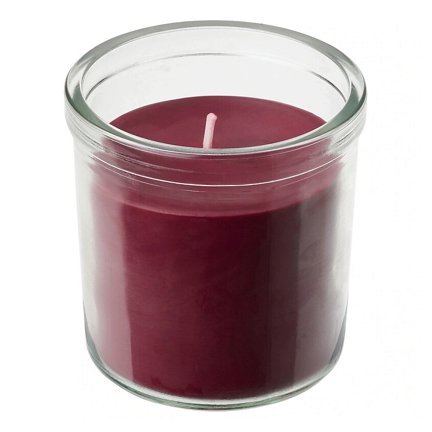 Изображение товара IKEA Ароматическая свеча STÖRTSKÖN, Бордовый
