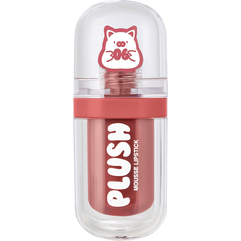 Изображение товара BEAUTY BOMB Помада для губ муссовая Plush, № 06 Marshmallow - Ярко-розовый, 2,5 г