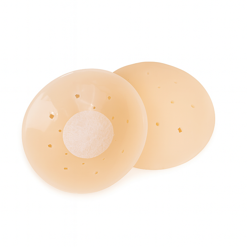 Изображение товара WELLNESS. ULTRACARE Накладки на грудь наклейки силиконовые дышащие пэстисы M, 2 шт