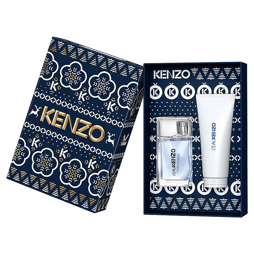 Изображение товара KENZO Набор парфюмерии L’Eau Kenzo pour Homme, Туалетная вода, спрей 30 мл + Гель для душа, 75 мл