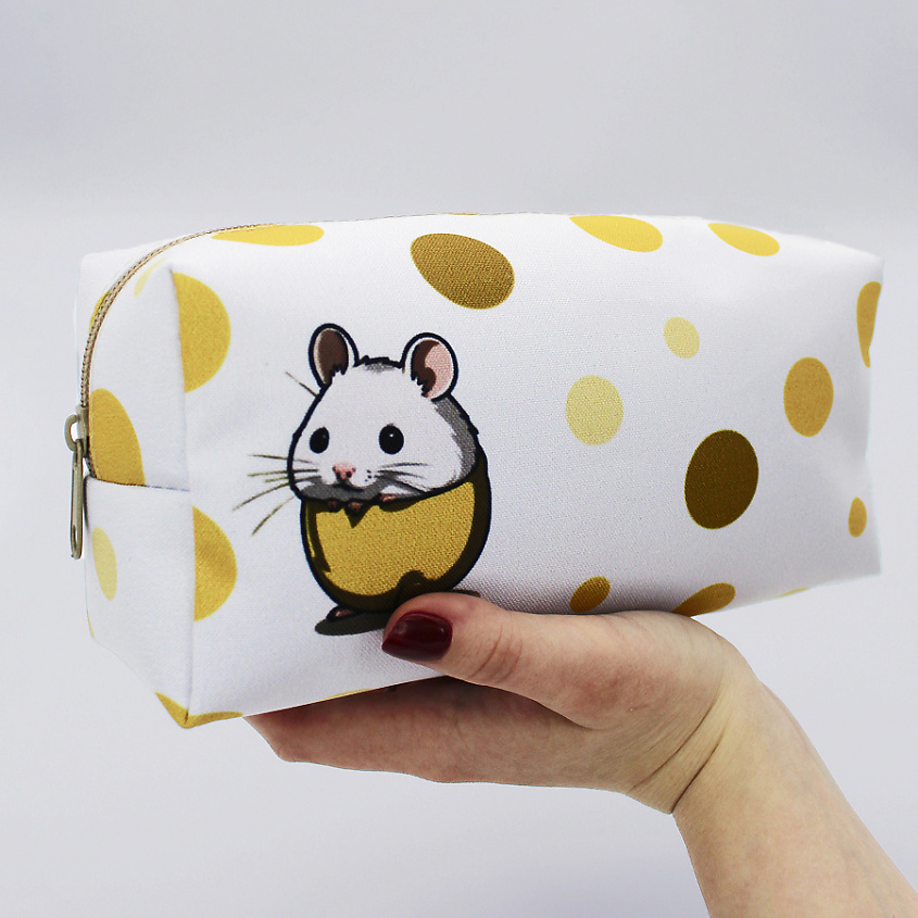 Изображение товара Косметичка пенал Мышонок ALISSIROSSI водонепроницаемый 21х7х9 см