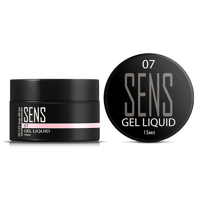 Изображение товара Жесткий моделирующий гель Liquid для ногтей 15 мл SENS прозрачный