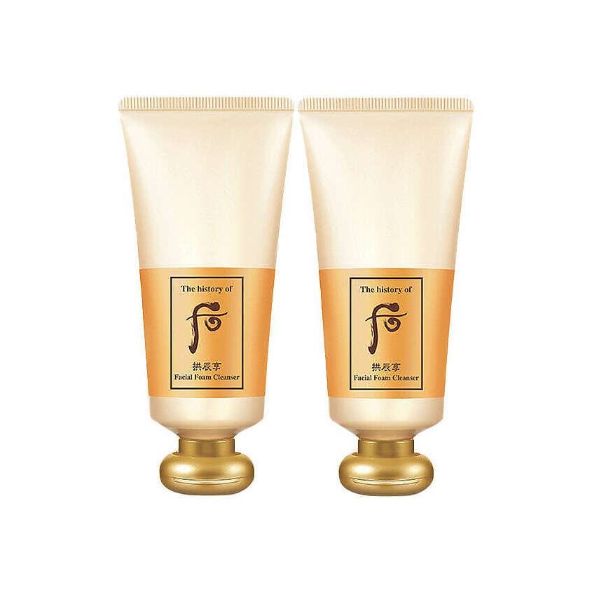 Изображение товара THE HISTORY OF WHOO Гель для умывания Gongjinhyang Facial Foam, 2 x 180 мл
