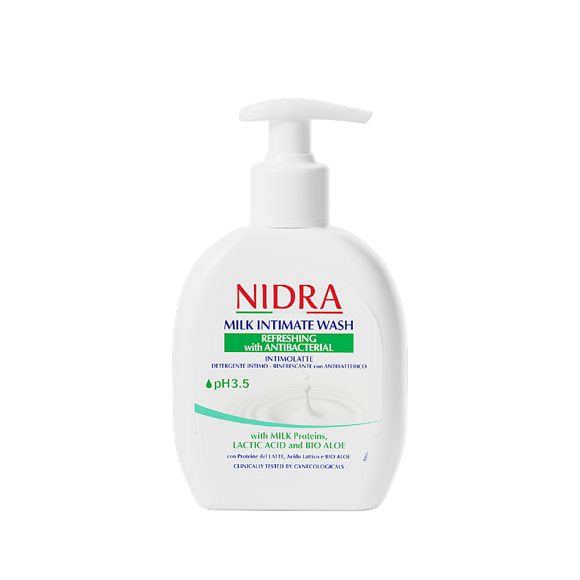 Изображение товара Nidra Гель для интимной гигиены с молочными протеинами и алоэ 300 мл