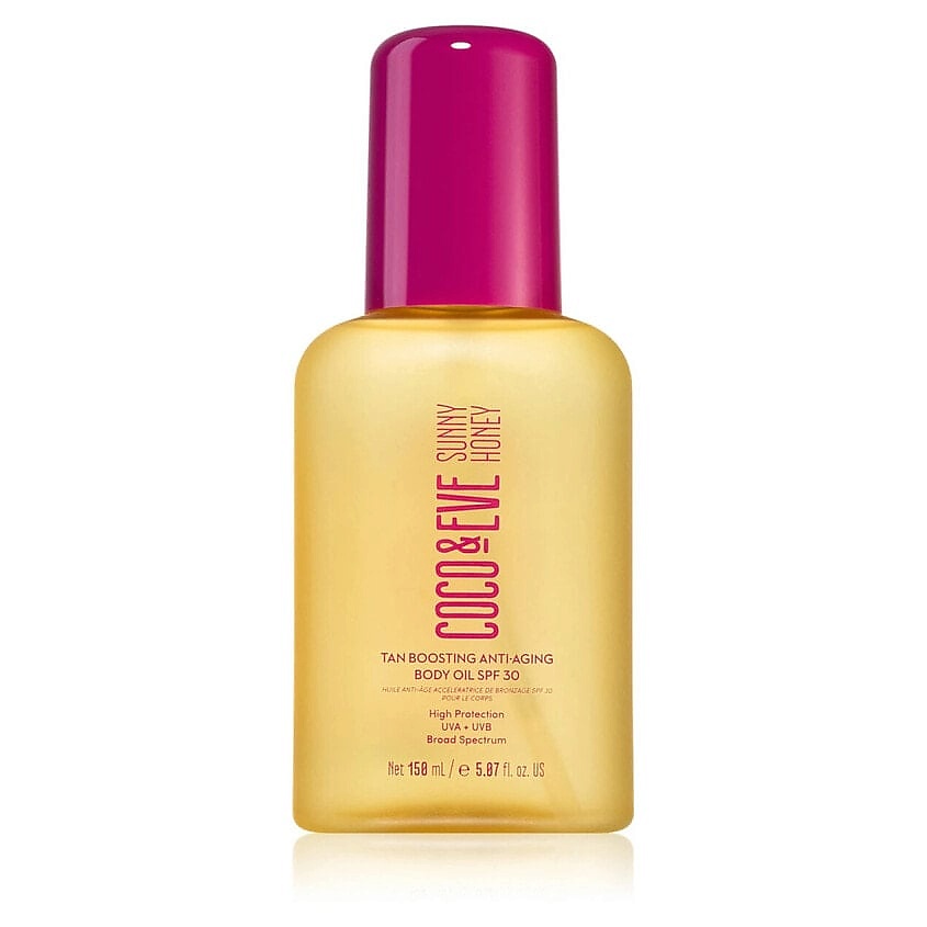 Изображение товара COCO & EVE Антивозрастное масло для тела Tan Boosting SPF30, 150 мл