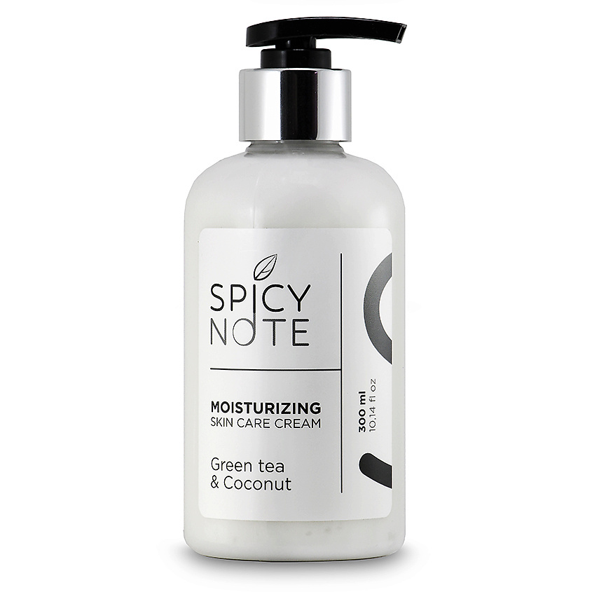 Изображение товара SPICY NOTE Увлажняющий крем для тела "Зеленый чай и кокос" с мочевиной 7%, 300 мл