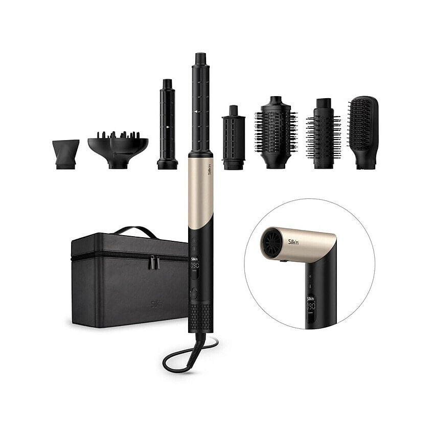 Изображение товара SILK'N Мультистайлер SilkyAir Flex 8 в 1, Черный