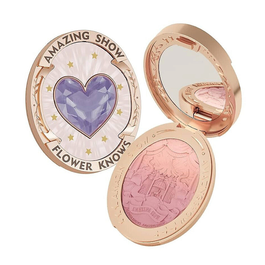 Изображение товара FLOWER KNOWS Градиентные румяна Circus Series № 02 с хайлайтером роскошный макияж женщин