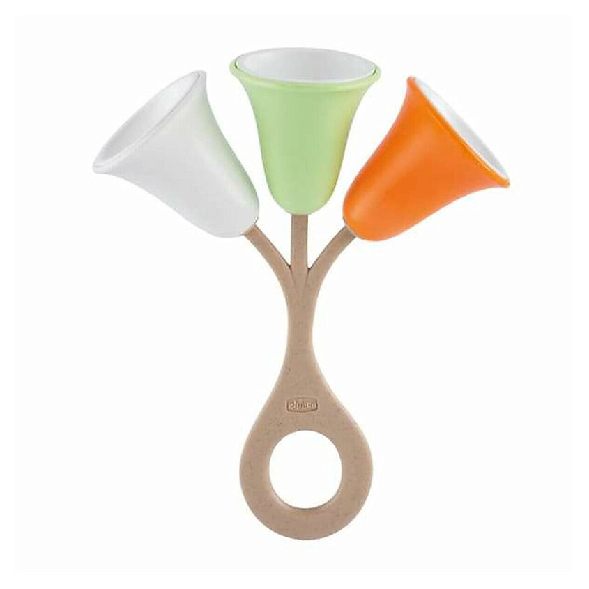 Изображение товара CHICCO Tulip Rattle ECO+ - погремушка-тюльпан, 12 см, мультиколор