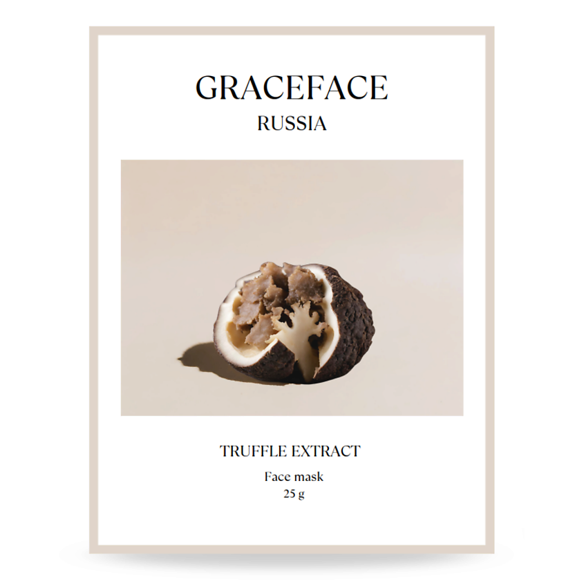 Изображение товара GRACE FACE Тканевая маска для лица увлажняющая с экстрактом трюфеля, с экстрактом трюфеля 1 шт