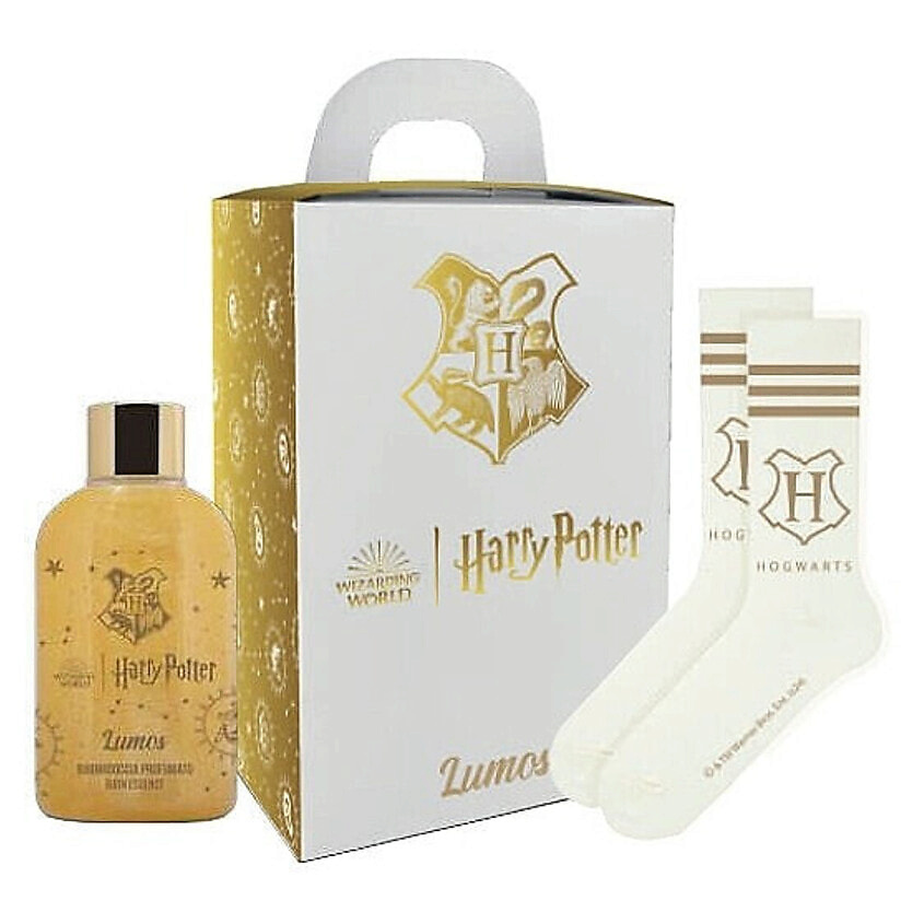 Изображение товара Подарочный набор Harry Potter Lumos пенза для ванны и носки мультииколор