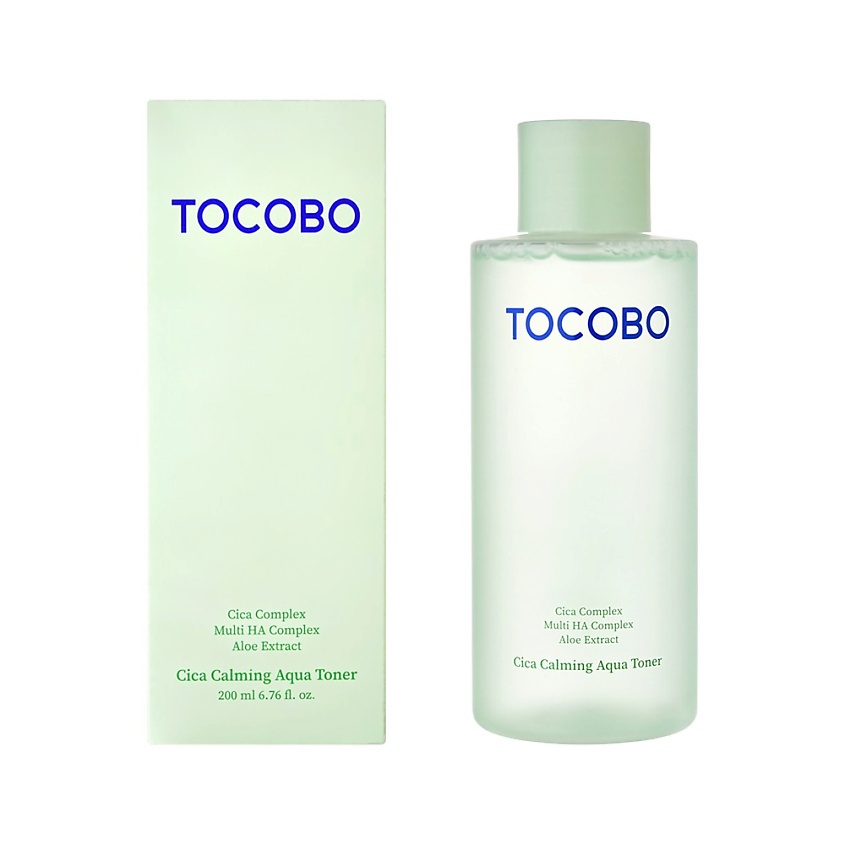 Изображение товара TOCOBO Тонер для лица успокаивающий с экстрактом центеллы CICA CALMING, 200 мл