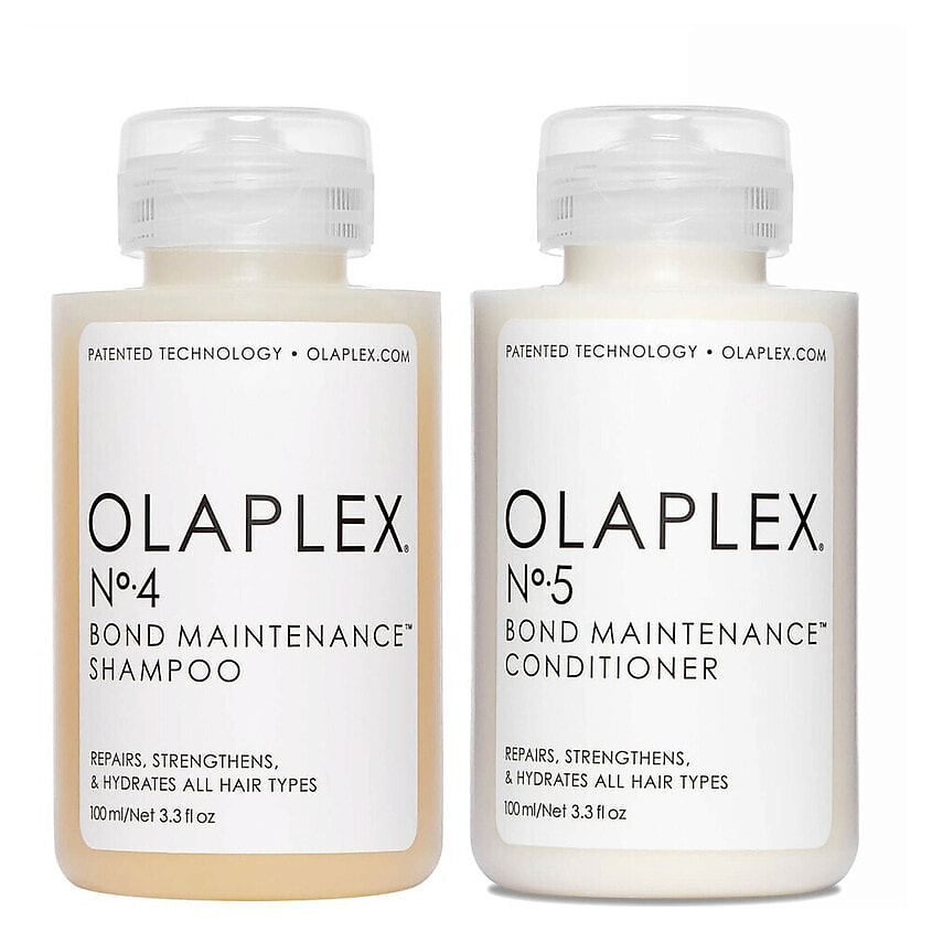 Изображение товара OLAPLEX Набор Travel size No. 4 шампунь & No. 5 кондиционер, 2 x 100 мл