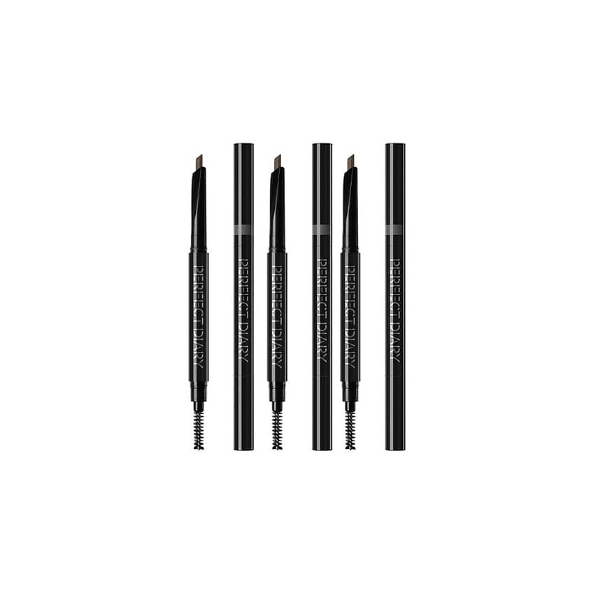 Изображение товара PERFECT DIARY Набор карандашей для бровей Dual-ended Hexagonal Chiseled Eyebrow Pencil, 02 Dark Brown * 3 шт