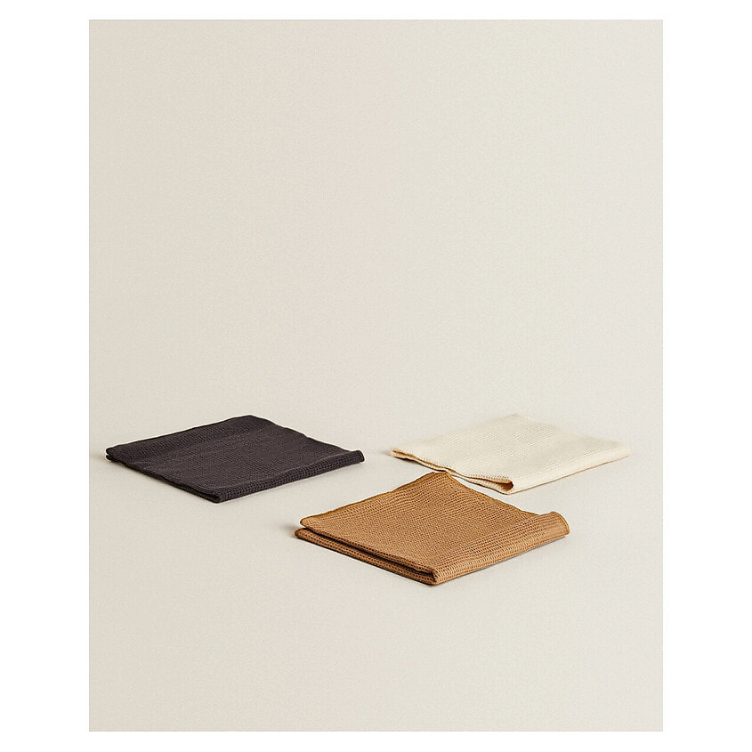 Изображение товара Набор кухонных полотенец из вафельной ткани 3 шт хлопок