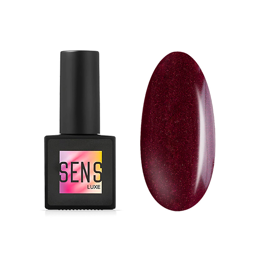 Изображение товара SENS Цветной гель-лак для ногтей, 10 мл; бордовый