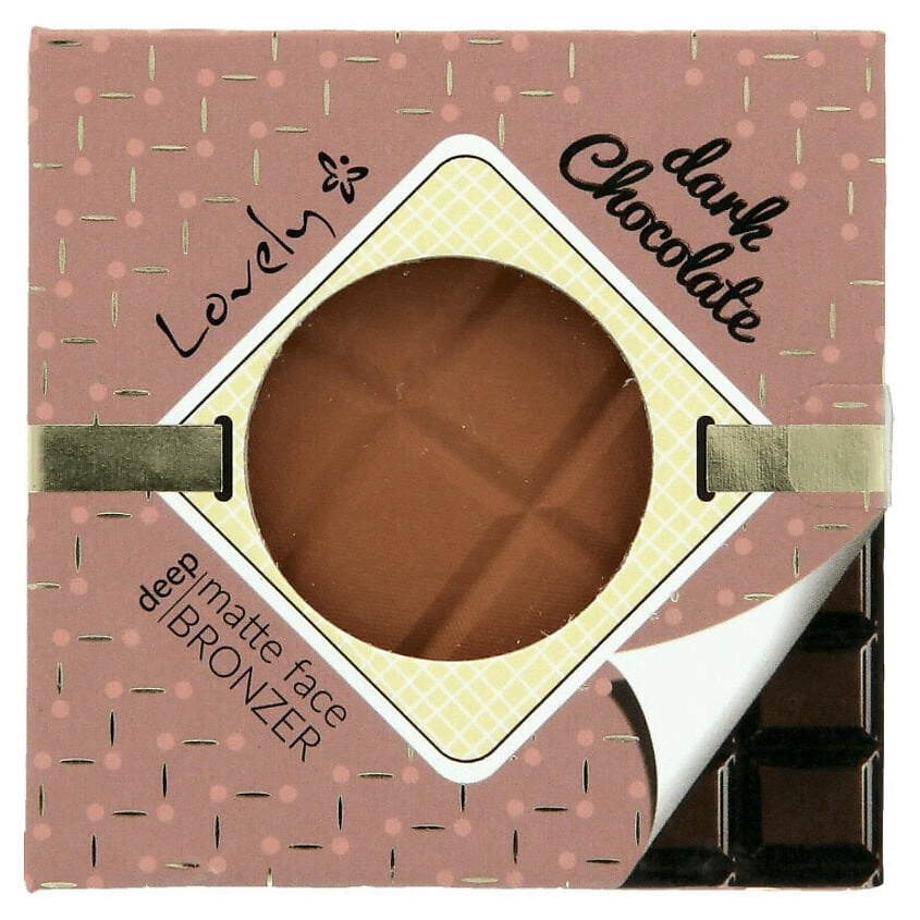Изображение товара LOVELY Chocolate Bronzer Компактный бронзатор с экстрактом какао для естественного загара