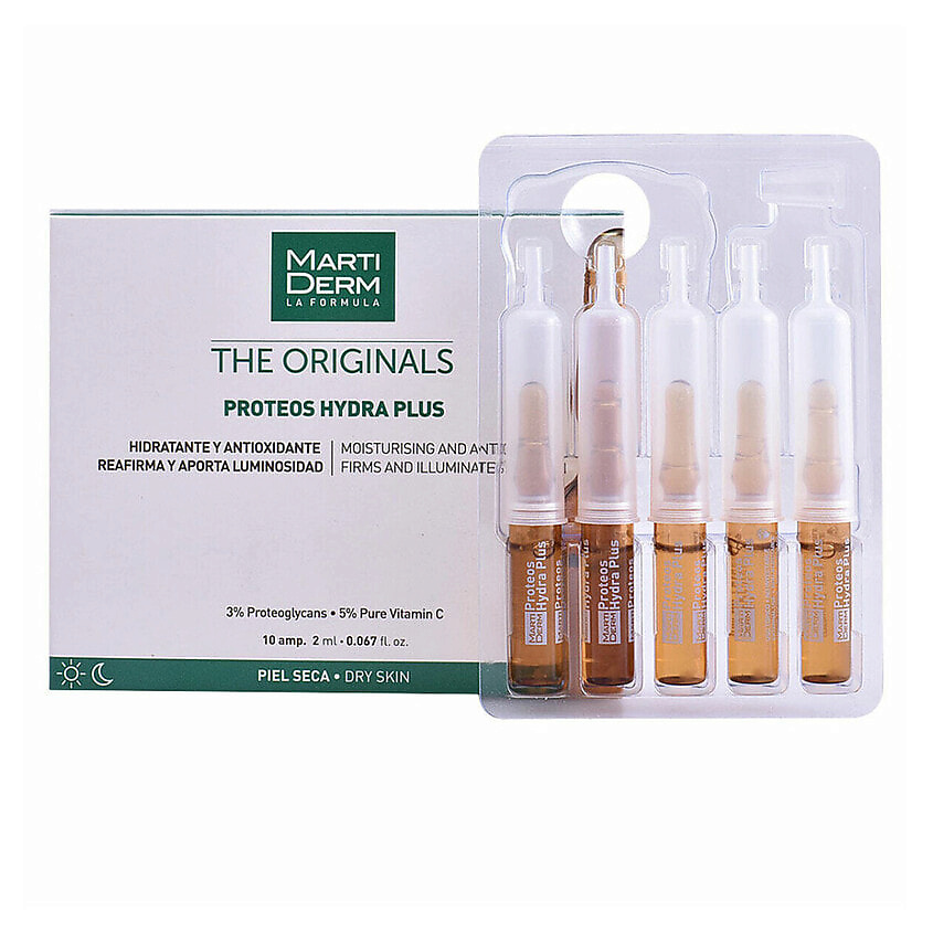 Изображение товара MARTIDERM Ампулы для сухой кожи The Originals Proteos Hydra Plus, 10 шт.
