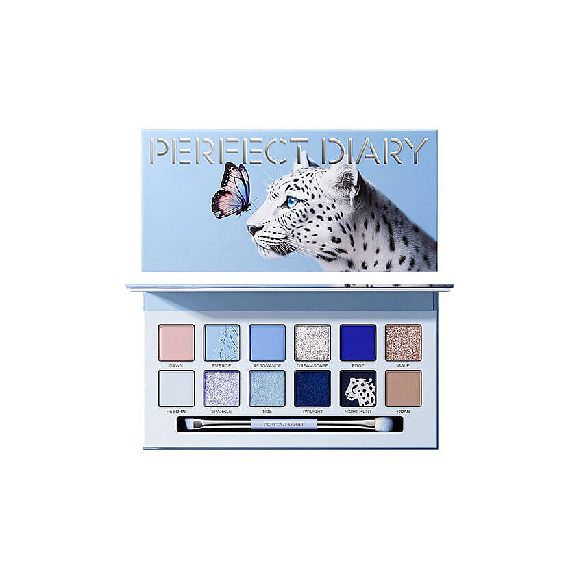 Изображение товара PERFECT DIARY Тени для век Butterfly Snow Leopard Plate, Мультиколор