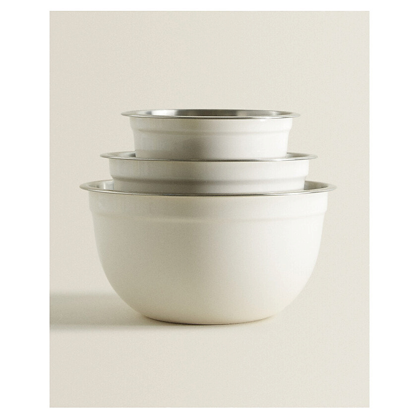 Изображение товара ZARA HOME Складываемая кухонная миска для смешивания, 1 шт., размер: 26 x 13 x 26 см, 3 л