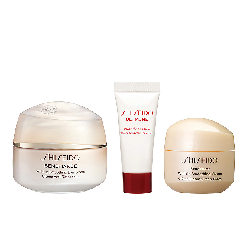 Изображение товара SHISEIDO набор c кремом для кожи вокруг глаз антивозрастной 15 мл + 5 мл + 15 мл