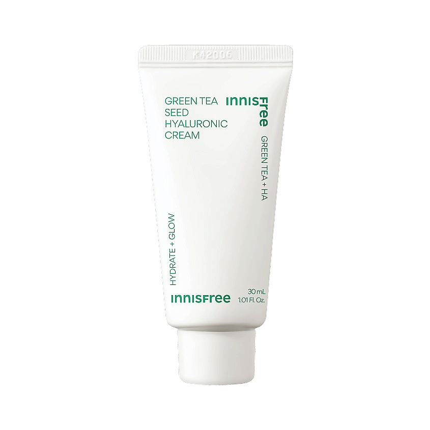 Изображение товара INNISFREE Гиалуроновый крем на основе семян зелёного чая для лица Green Tea Seed Hyaluronic Cream, 30 мл