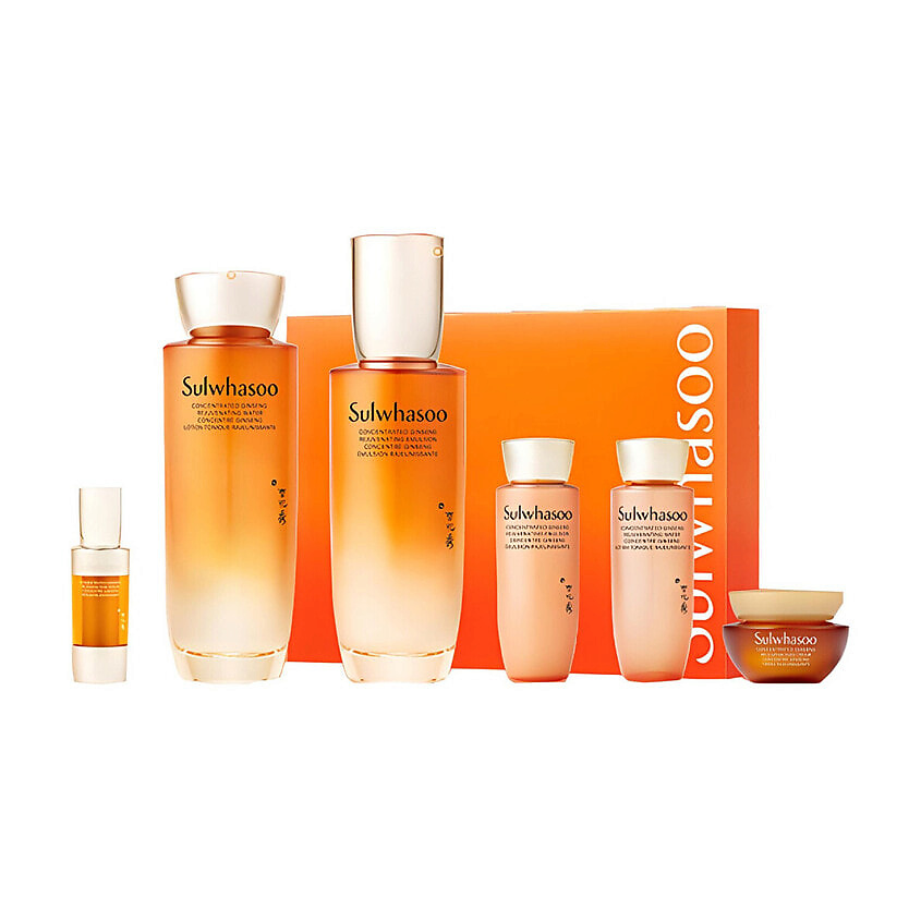 Изображение товара SULWHASOO Набор для антивозрастного ухода Concentrated Ginseng, 6 шт.