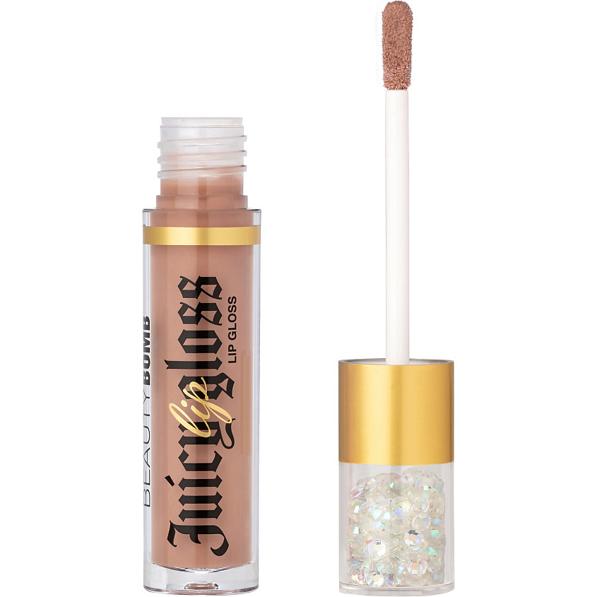 Изображение товара Блеск для губ BEAUTY BOMB Juicy № 10 Glowup Hunt теплый тауп 3,4 мл