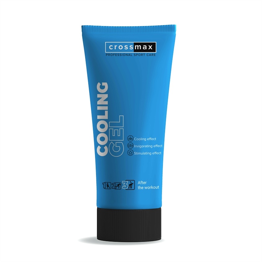 Изображение товара CROSSMAX Охлаждающий гель для тела и ног от боли в суставах мышц после физических нагрузок, туба 100 мл
