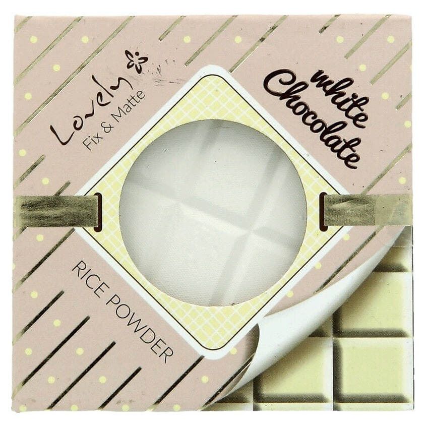 Изображение товара LOVELY Матирующая пудра White Chocolate Rice Powder, цвет: Белый, 9