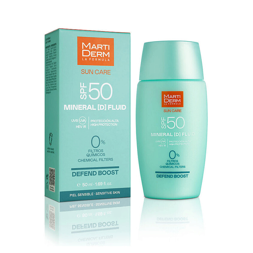 Изображение товара MARTIDERM Минеральный солнцезащитный флюид Sun Care Mineral [D] Fluid SPF 50, 50 мл