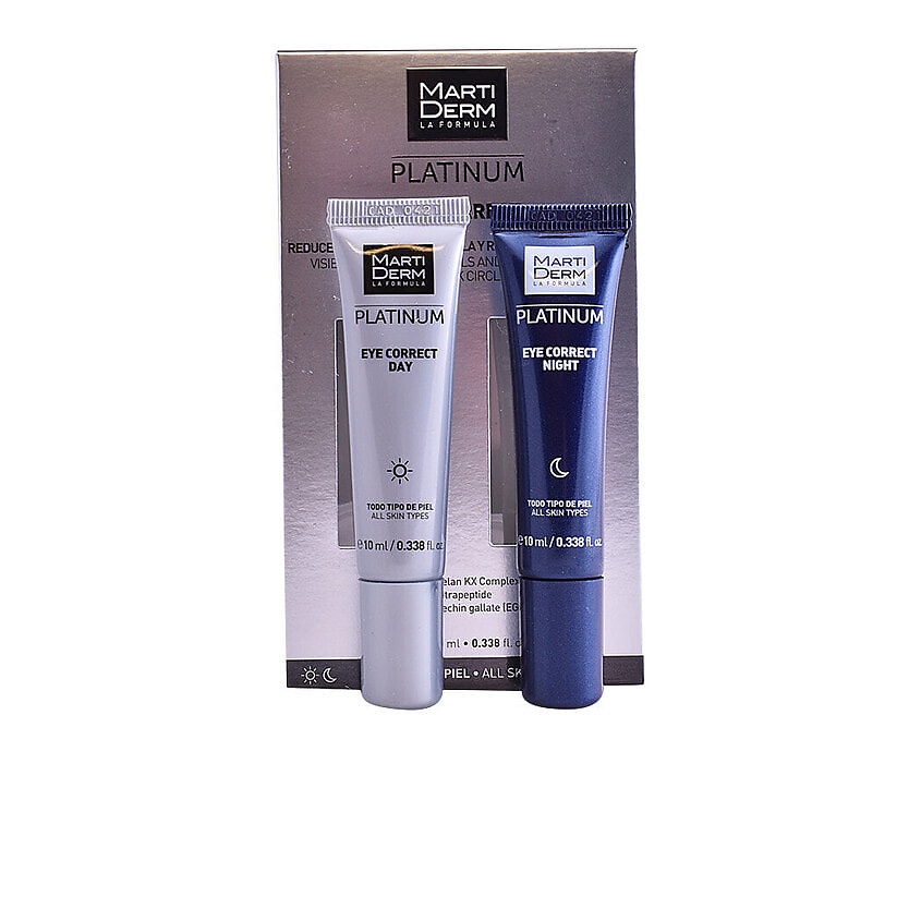 Изображение товара MARTIDERM Набор Platinum Eye Correct Day & Night, 2 × 10 мл