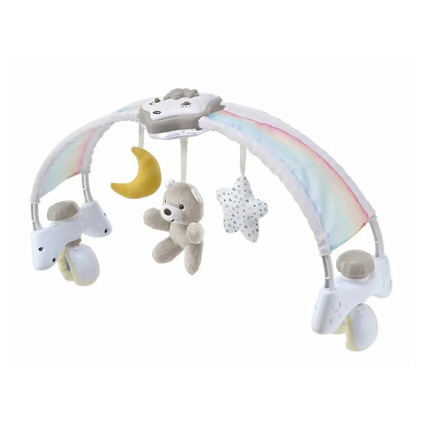 Изображение товара CHICCO Мобиль на кроватку "Радужное небо" Rainbow Sky, Бежевый