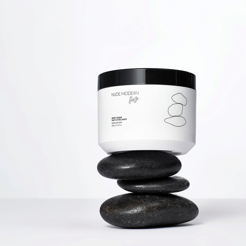 Изображение товара NUDE MODERN Скраб для тела Collagen body salt, 300 мл
