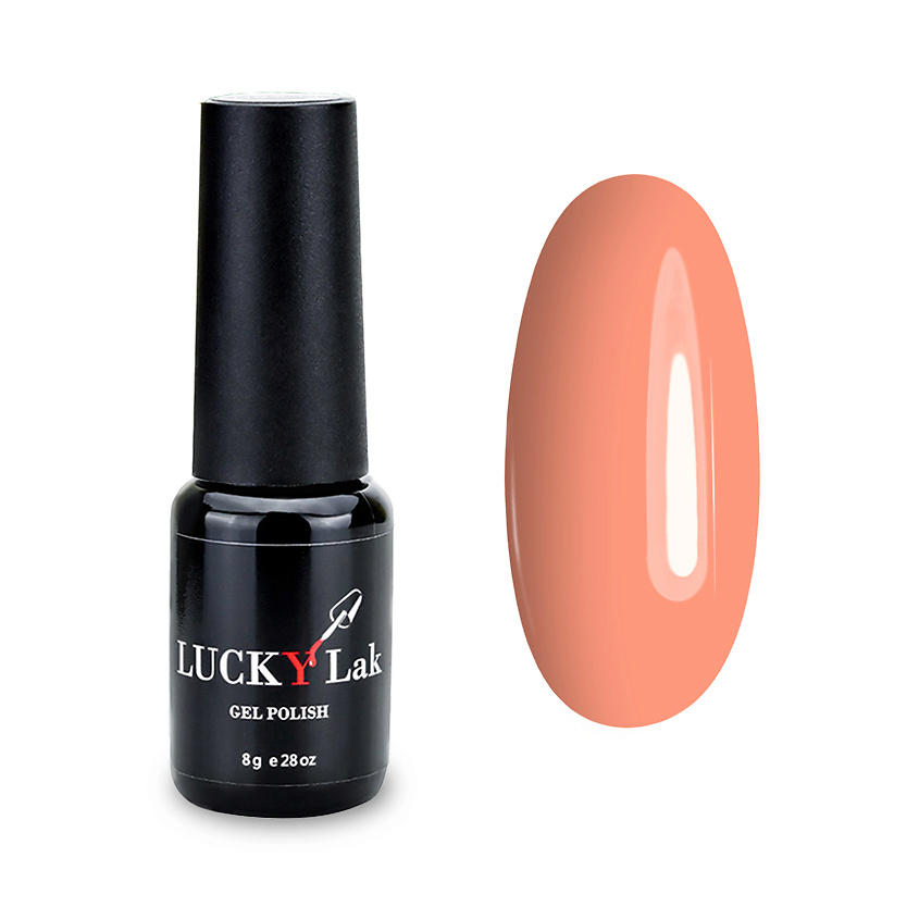 Изображение товара Гель-лак LUCKYLAK Kapsula No59 Оранжевый - стойкое покрытие для ногтей