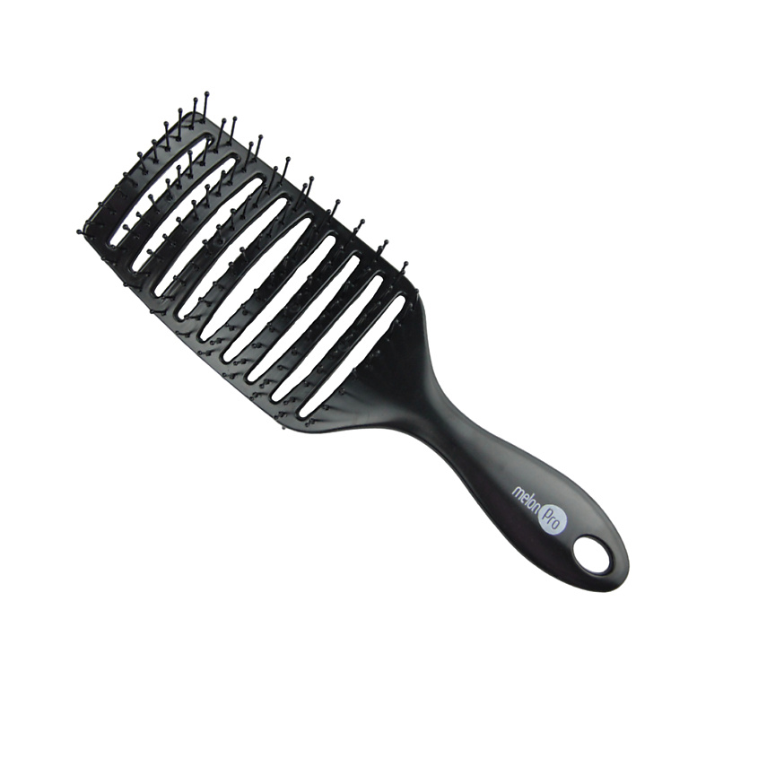 Изображение товара Щетка вентилируемая MELONPRO 11-рядная черного цвета для укладки волос