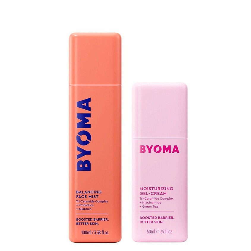 Изображение товара BYOMA Набор: увлажняющий гель-крем и балансирующий спрей для лица, 50 мл + 100 мл