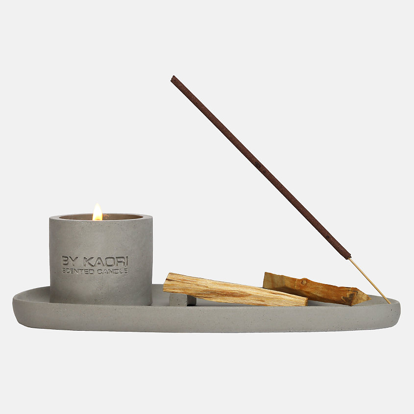 Изображение товара Набор для медитаций BY KAORI с ароматическими свечами и благовониями