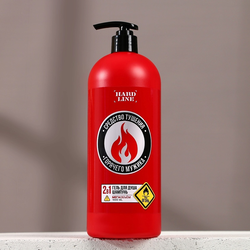 Изображение товара РЯБИНА Гель для душа и шампунь для волос "Средство тушения", 1000 мл