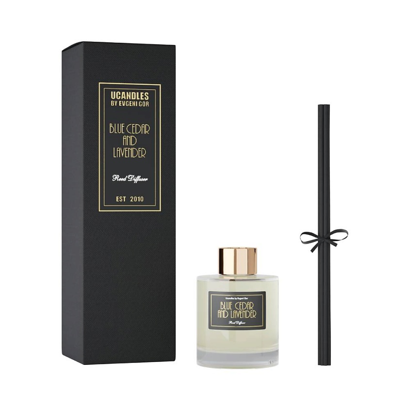 Изображение товара Аромадиффузор UCANDLES Blue Cedar & Lavender 130 мл с палочками