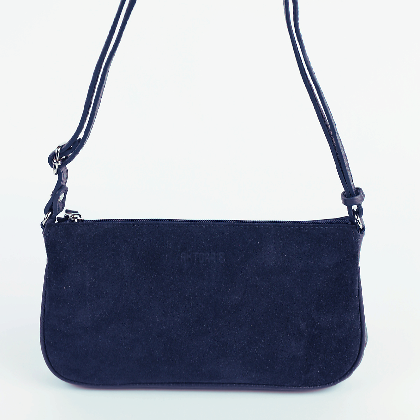 Изображение товара Женская сумка клатч через плечо из натуральной кожи и замши AKTORRIS